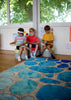 Water Droplet Super Deluxe Carved Carpet