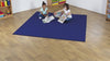 Navy Super Soft Square Carpet