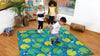 Natural World Grass and Lily Pads Double Sided Carpet