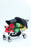 Familidoo 3 Seater Lightweight Stroller with Rain cover