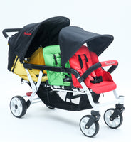 Familidoo 3 Seater Lightweight Stroller with Rain cover