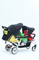 Familidoo 3 Seater Lightweight Stroller with Rain cover