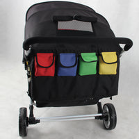 Familidoo 4-seater Budget Stroller - Multicolour with Raincover