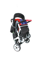 Familidoo 4-seater Budget Stroller - Multicolour with Raincover