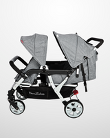 Familidoo 4 Seater Grey Lightweight Pushchair + Free Rain Cover
