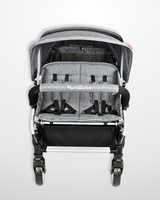 Familidoo 4 Seater Grey Lightweight Pushchair + Free Rain Cover