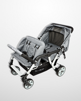 Familidoo 4 Seater Grey Lightweight Pushchair + Free Rain Cover