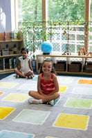 Rainforest Squares Placement Carpet