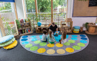 Lake Large Semi-Circle Carpet