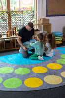 Lake Large Semi-Circle Carpet