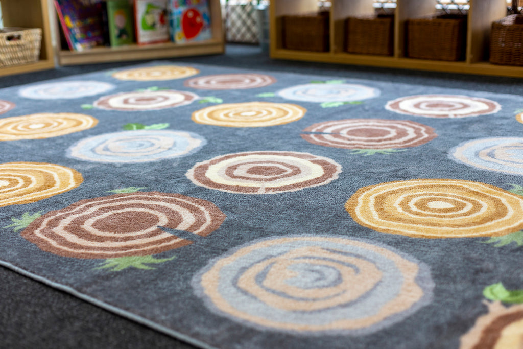 Natural World™ Tree Stump Placement Carpet | JDM Education