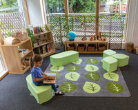 Natural World™ Carved Leaf Placement Carpet