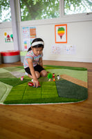 Aerial Landscape Super Deluxe Carved Carpet