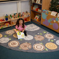 Natural World™ Tree Stump Corner Carpet W2000 x D2000mm