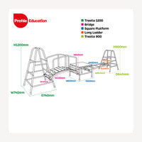 OUTDOOR PLAY GYM SET 4