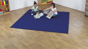 Navy Super Soft Square Carpet