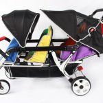 6-seater Familidoo Budget Stroller - Multicolour plus Rain cover