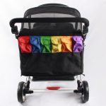 6-seater Familidoo Budget Stroller - Multicolour plus Rain cover