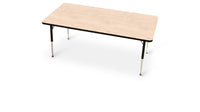 Tuf-Top Height Adjustable Rectangular Top Table