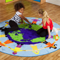 Children of the World Multi-Cultural Carpet