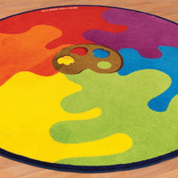 Decorative Colour Palette Carpet
