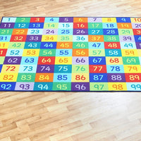 Rainbow 1-100 Numbers Carpet