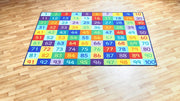 Rainbow 1-100 Numbers Carpet