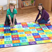 Rainbow 1-100 Numbers Carpet