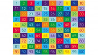 Rainbow 1-100 Numbers Carpet