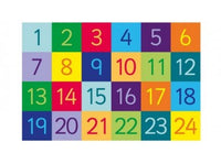 Rainbow 1-24 Numbers Carpet