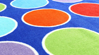 Rainbow Circles Placement Carpet