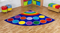 Rainbow Corner Placement Carpet