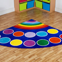 Rainbow Corner Placement Carpet