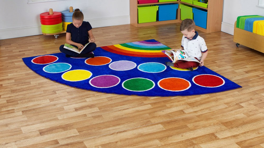 Rainbow Corner Placement Carpet