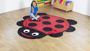 Back to Nature Giant Ladybird Shaped Indoor Carpet