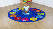 Emotions Circular Placement Carpet