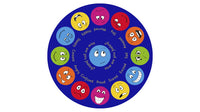 Emotions Circular Placement Carpet