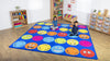 Emotions Large Square Placement Carpet