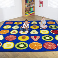 Fruit Large Square Placement Carpet