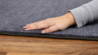 Grey Super Soft Square Carpet