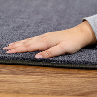 Grey Super Soft Square Carpet