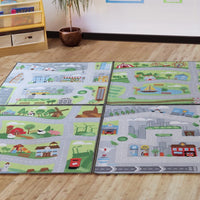 Small World Road Map Set 1 Indoor / Outdoor Carpets