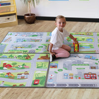 Small World Road Map Set 1 Indoor / Outdoor Carpets