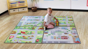 Small World Road Map Set 1 Indoor / Outdoor Carpets