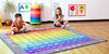 100 Square Counting Grid Carpet