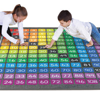 Multiplication Grid Carpet 100 square