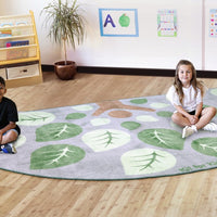 Natural World Semi Circle Placement Carpet