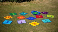 Rainbow 1-24 Numbers Mini Mat Squares & Holdall Indoor & Outdoor