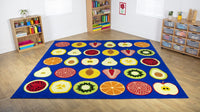 Fruit Large Square Placement Carpet