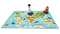 German Animals & Places of the World Carpet